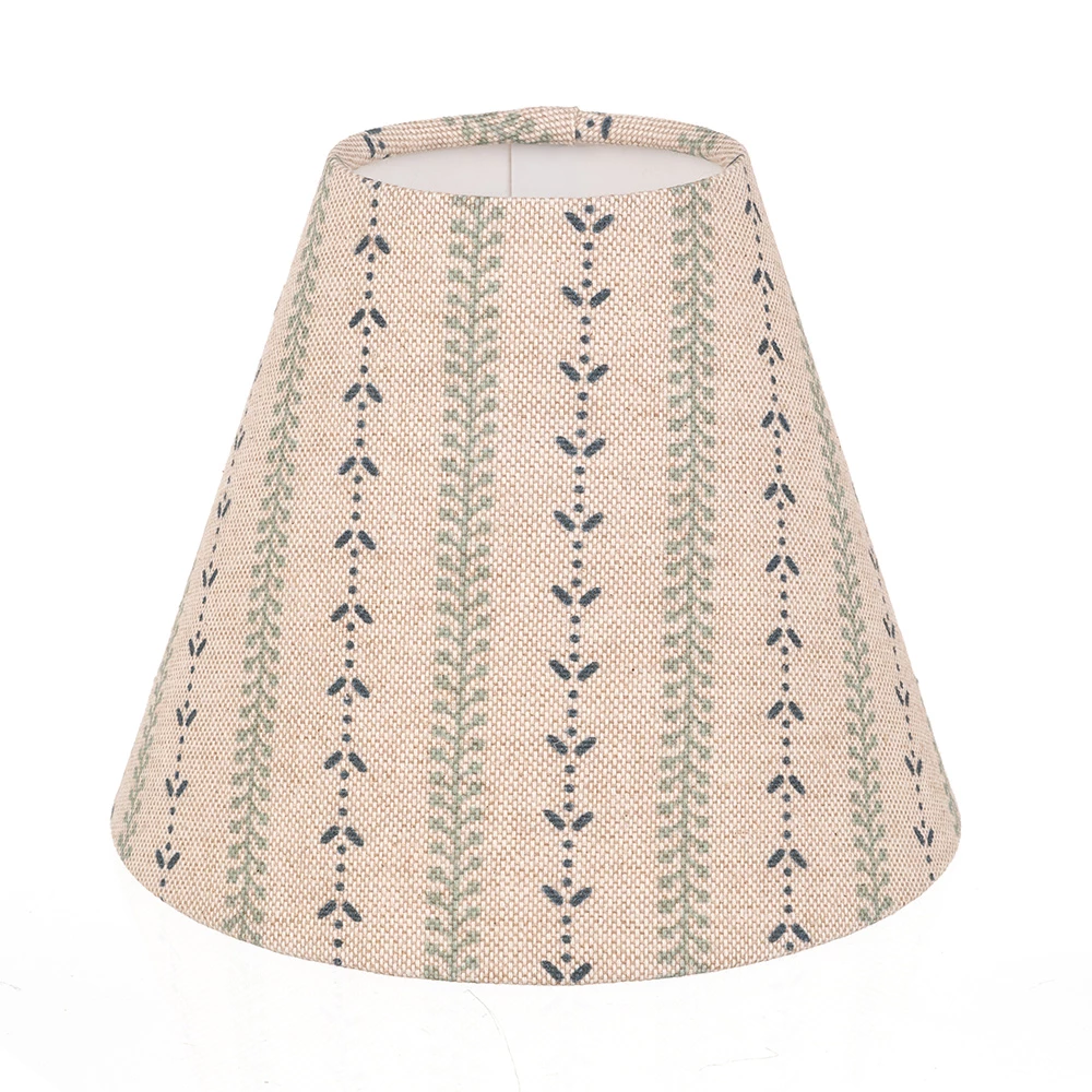 Candle Shade In Indigo Cottage Stripe 3 Candle Shade In Indigo Cottage Stripe