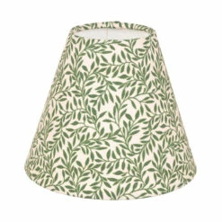 Candle Shade In Rich Green Spring Leaf