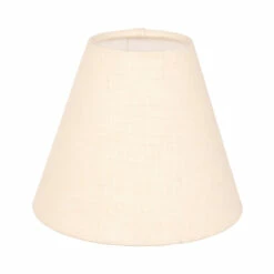 Candle Shade In Cream Waterford Linen