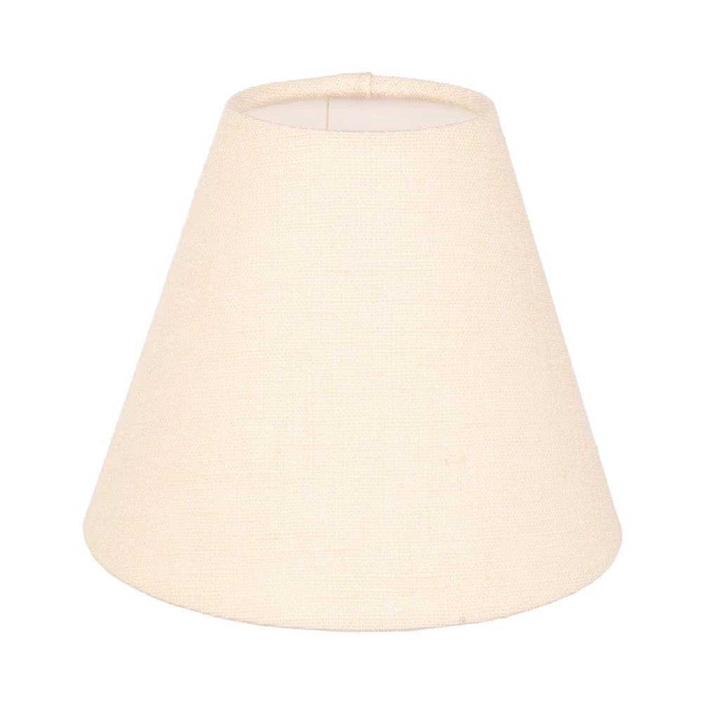 Candle Shade In Cream Waterford Linen 3 Candle Shade In Cream Waterford Linen