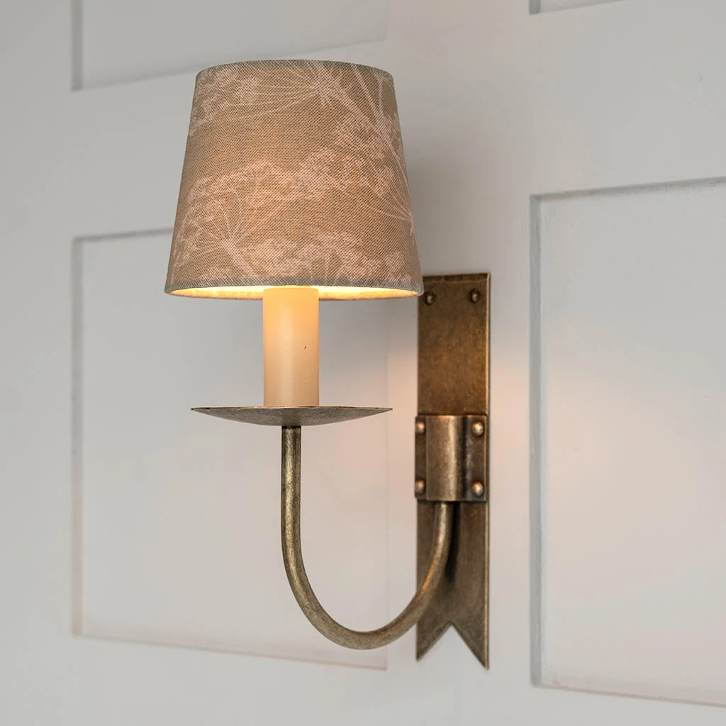 French Drum Candle Shade Soft Green Cow Parsley 4 French Drum Candle Shade Soft Green Cow Parsley - Image 2