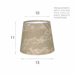 French Drum Candle Shade Soft Green Cow Parsley 7 French Drum Candle Shade Soft Green Cow Parsley -Jim Lawrence Sales 10CANFD13CPGN 13