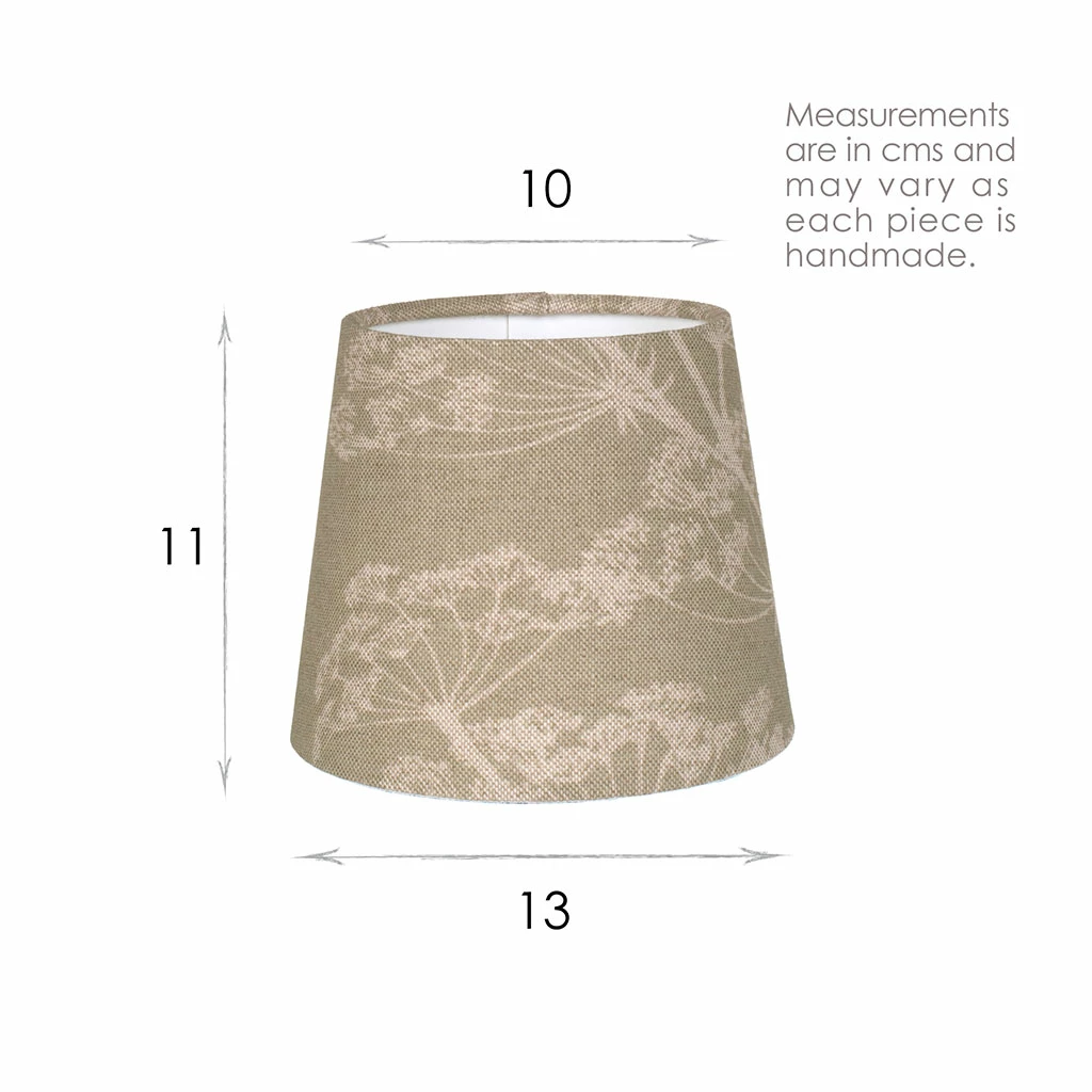 French Drum Candle Shade Soft Green Cow Parsley 5 French Drum Candle Shade Soft Green Cow Parsley - Image 3