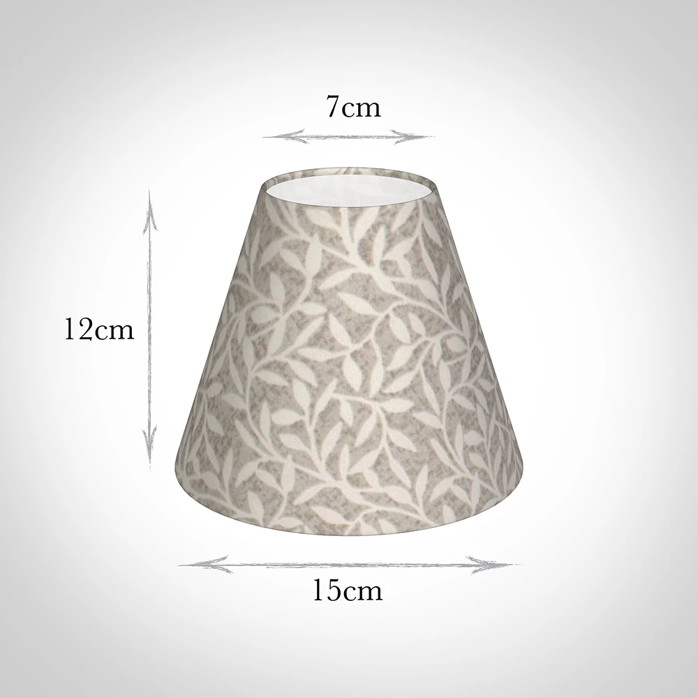 Candle Shade In Grey Marl Arbour 4 Candle Shade In Grey Marl Arbour - Image 2