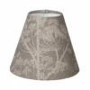 Candle Shade In Soft Grey Cow Parsley 2 Candle Shade In Soft Grey Cow Parsley -Jim Lawrence Sales 10can15cpsg 11