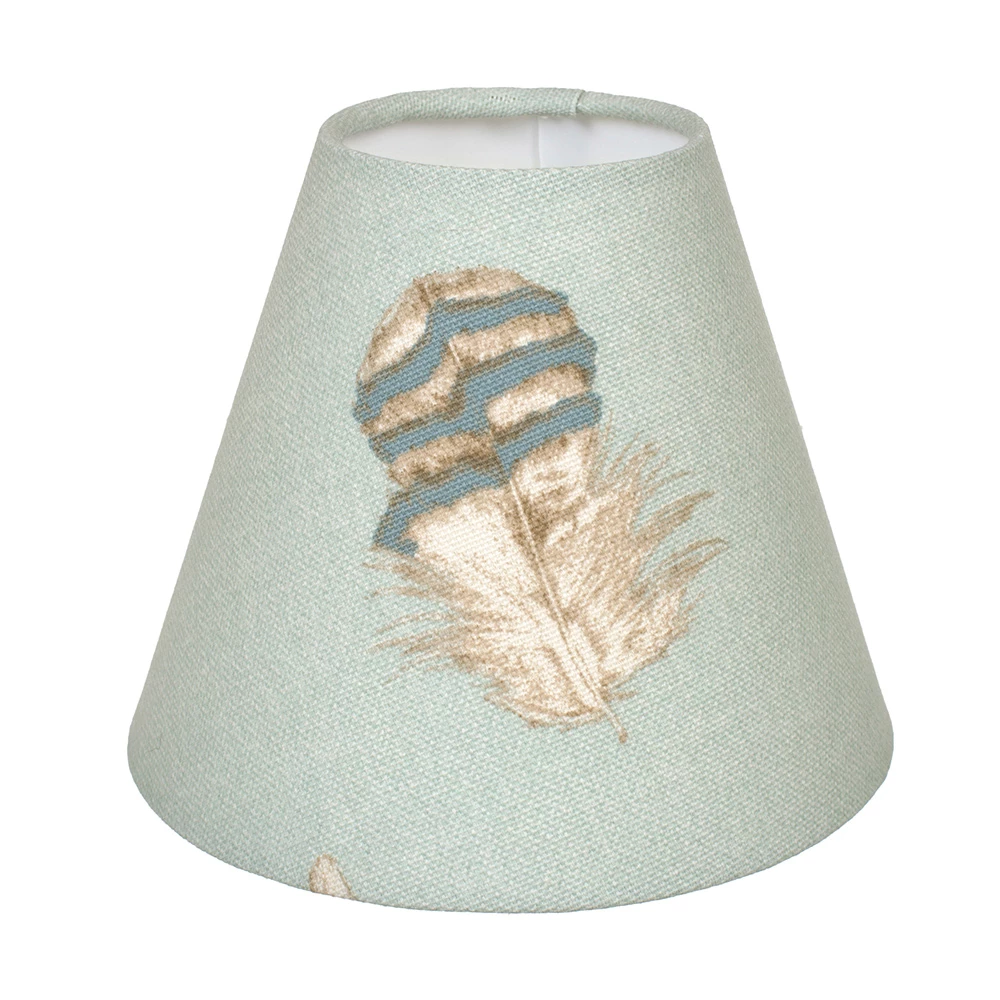 Candle Shade In Duck Egg Featherdown 3 Candle Shade In Duck Egg Featherdown