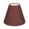 Candle Shade In Old Red Faux Silk 1 Candle Shade In Old Red Faux Silk -Jim Lawrence Sales 10can15fsor 11