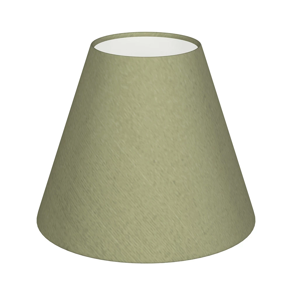 Candle Shade In Pale Green Faux Silk Dupion 3 Candle Shade In Pale Green Faux Silk Dupion