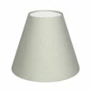Candle Shade In Soft Grey Faux Silk -Jim Lawrence Sales 10can15fssg 11