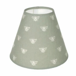 Candle Shade In Country Green Honey Bees