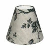 Candle Shade In Black Isabelle Linen -Jim Lawrence Sales 10can15isbl 11