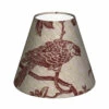 Candle Shade In Red Isabelle Linen -Jim Lawrence Sales 10can15isre 11