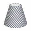 Candle Shade In Azure Blue Gingham 1 Candle Shade In Azure Blue Gingham -Jim Lawrence Sales 10can15lgab 11