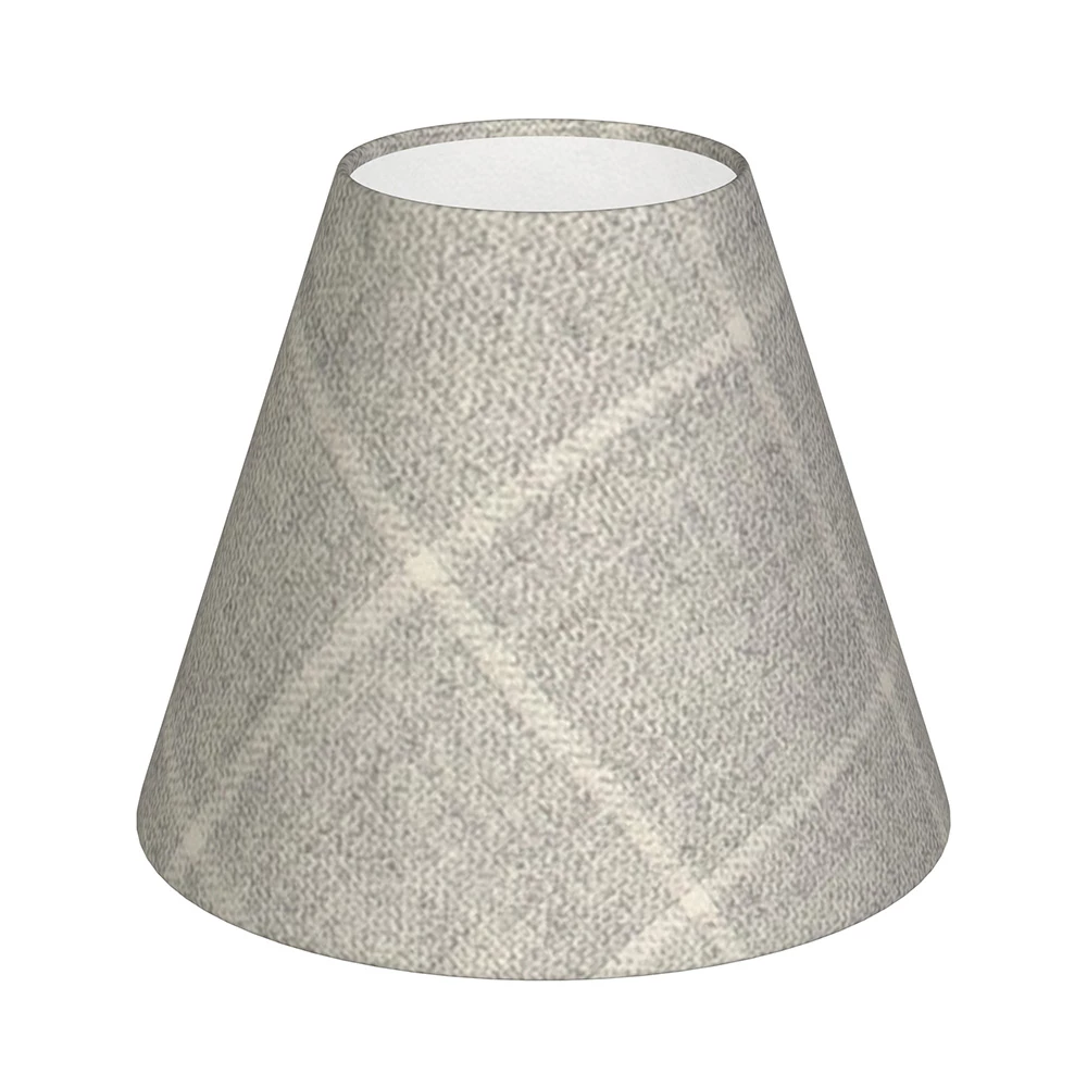 Candle Shade In Stirling Check Lovat Wool 3 Candle Shade In Stirling Check Lovat Wool