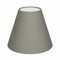 Candle Shade In Pewter Satin