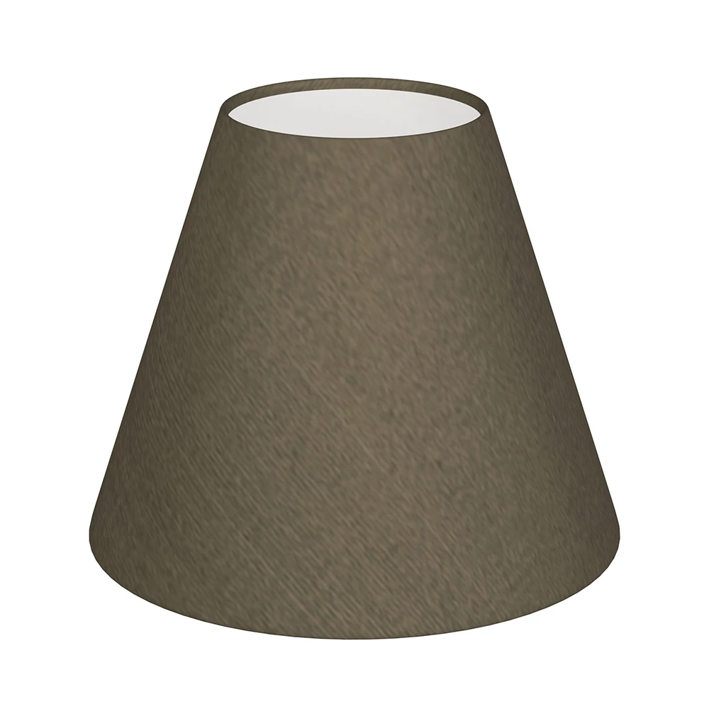 Candle Shade In Bronze Brown Silk 3 Candle Shade In Bronze Brown Silk