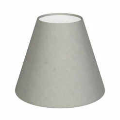 Candle Shade In Soft Grey Waterford Linen
