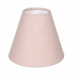 Candle Shade In Vintage Pink Waterford Linen
