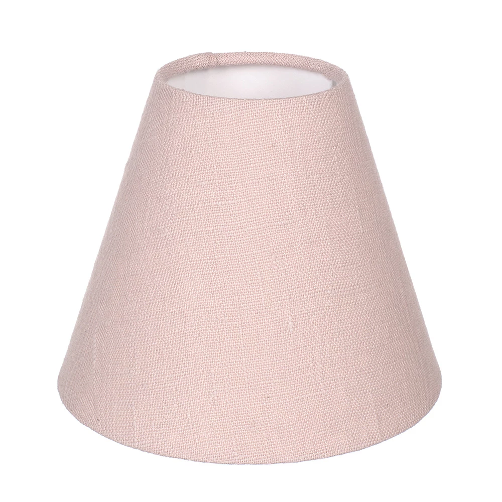 Candle Shade In Vintage Pink Waterford Linen 3 Candle Shade In Vintage Pink Waterford Linen