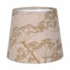 French Drum Candle Shade In Gold Cow Parsley, Reversed 1 French Drum Candle Shade In Gold Cow Parsley, Reversed -Jim Lawrence Sales 10canfd13cpgorev 11