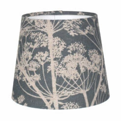French Drum Candle Shade Indigo Cow Parsley