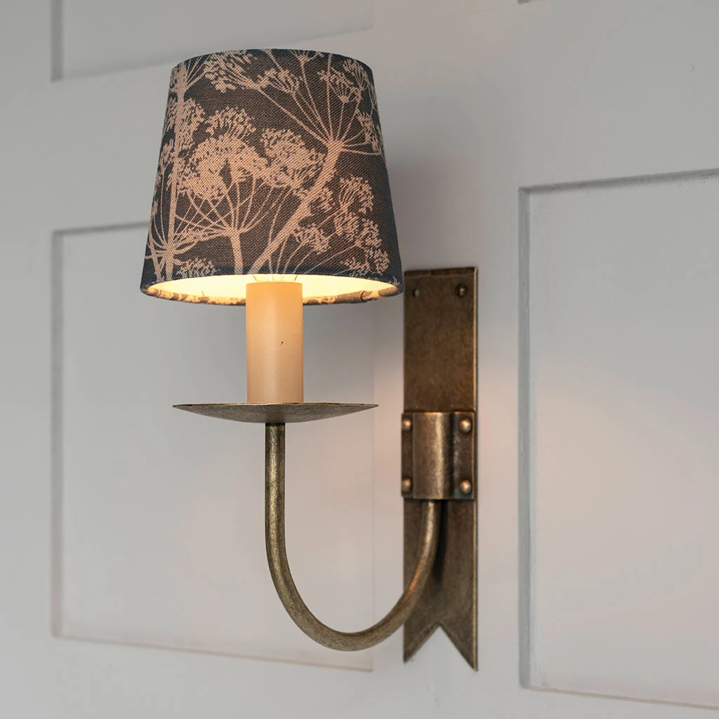 French Drum Candle Shade Indigo Cow Parsley 4 French Drum Candle Shade Indigo Cow Parsley - Image 2