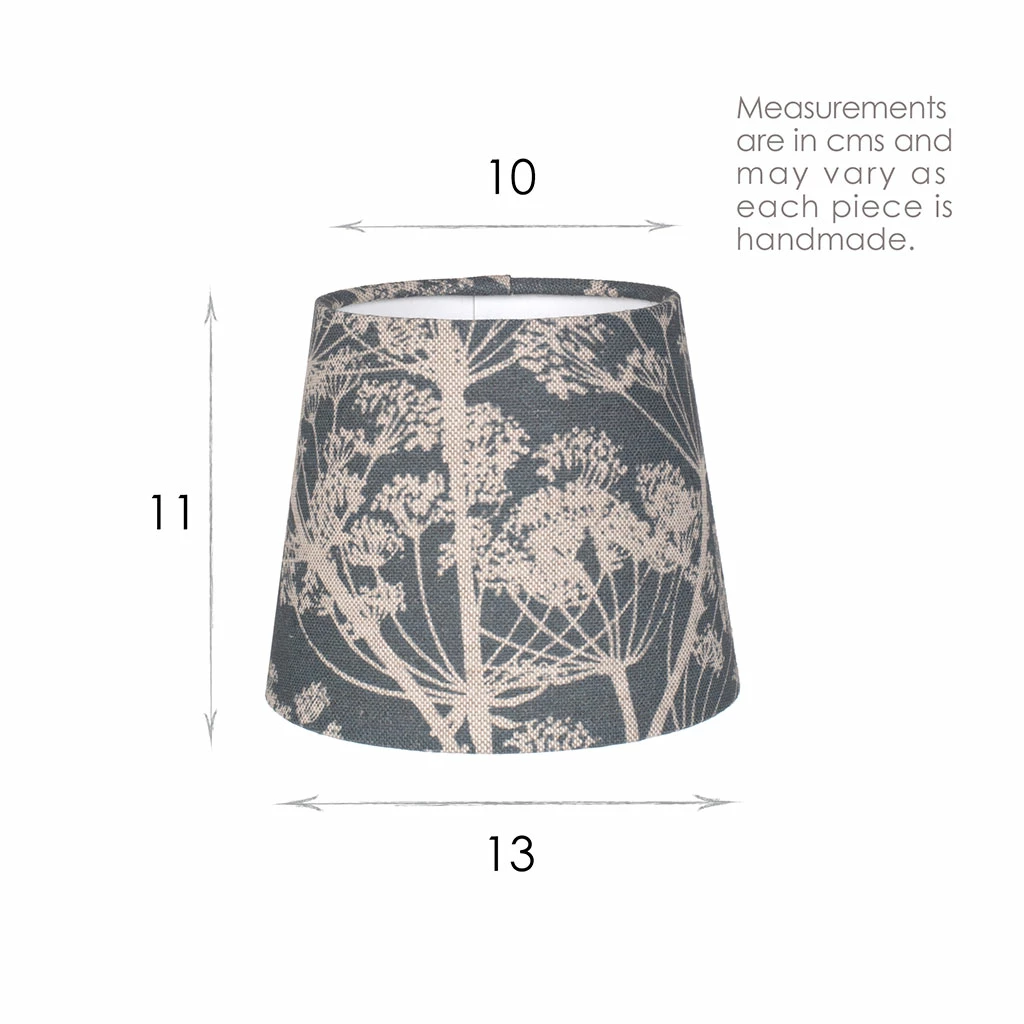 French Drum Candle Shade Indigo Cow Parsley 5 French Drum Candle Shade Indigo Cow Parsley - Image 3