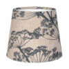 French Drum Candle Shade In Indigo Cow Parsley, Reversed 2 French Drum Candle Shade In Indigo Cow Parsley, Reversed -Jim Lawrence Sales 10canfd13cpinrev 11
