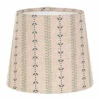 French Drum Candle Shade In Indigo Cottage Stripe 2 French Drum Candle Shade In Indigo Cottage Stripe -Jim Lawrence Sales 10canfd13csin 11