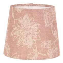 French Drum Candle Shade In Dusky Pink Cavendish