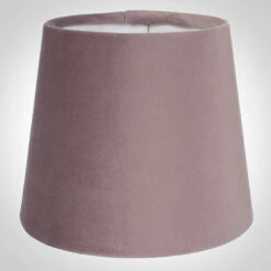 French Drum Candle Shade In Dusky Pink Hunstanton Velvet
