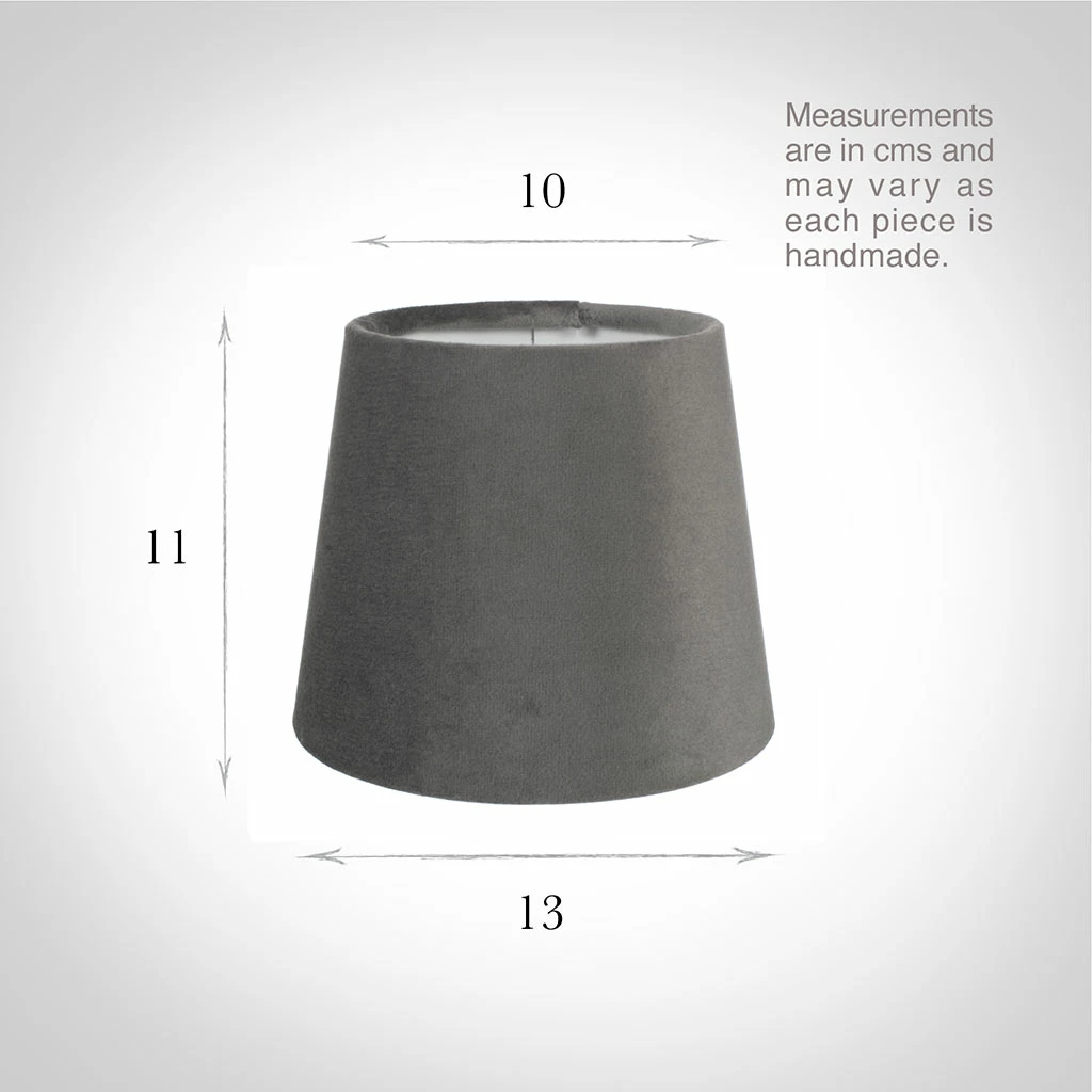 French Drum Candle Shade In Mole Hunstanton Velvet 4 French Drum Candle Shade In Mole Hunstanton Velvet - Image 2