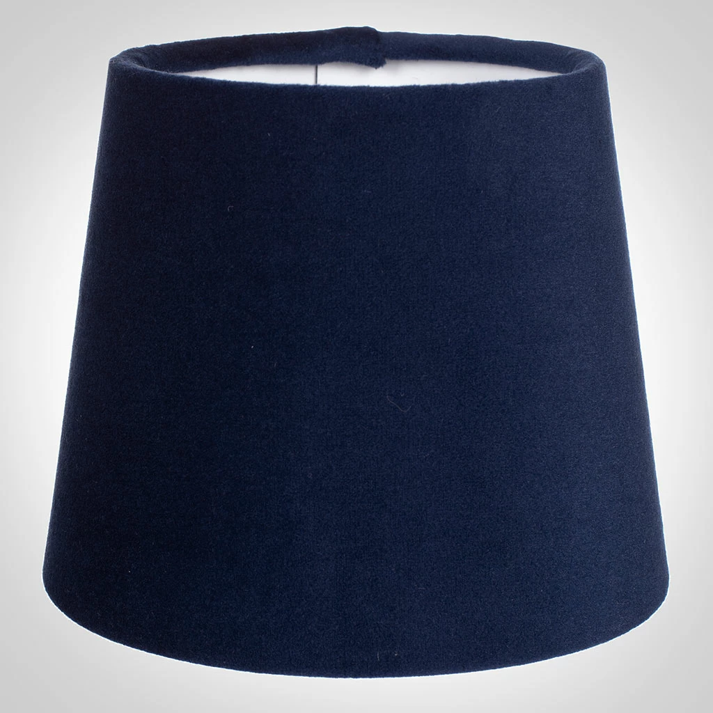 French Drum Candle Shade In Navy Blue Hunstanton Velvet 3 French Drum Candle Shade In Navy Blue Hunstanton Velvet