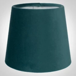 French Drum Candle Shade In Teal Hunstanton Velvet
