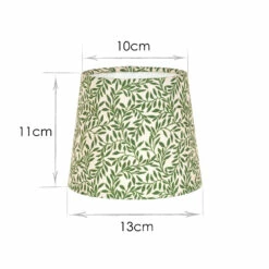French Drum Candle Shade In Rich Green Spring Leaf 7 French Drum Candle Shade In Rich Green Spring Leaf -Jim Lawrence Sales 10canfd13slrg 13