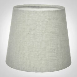 French Drum Candle Shade In Soft Grey Waterford Linen