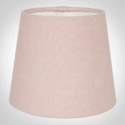 French Drum Candle Shade In Vintage Pink Waterford Linen