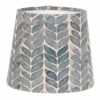 French Drum Candle Shade In Indigo Watercolour Leaf 2 French Drum Candle Shade In Indigo Watercolour Leaf -Jim Lawrence Sales 10canfd13wlin 11