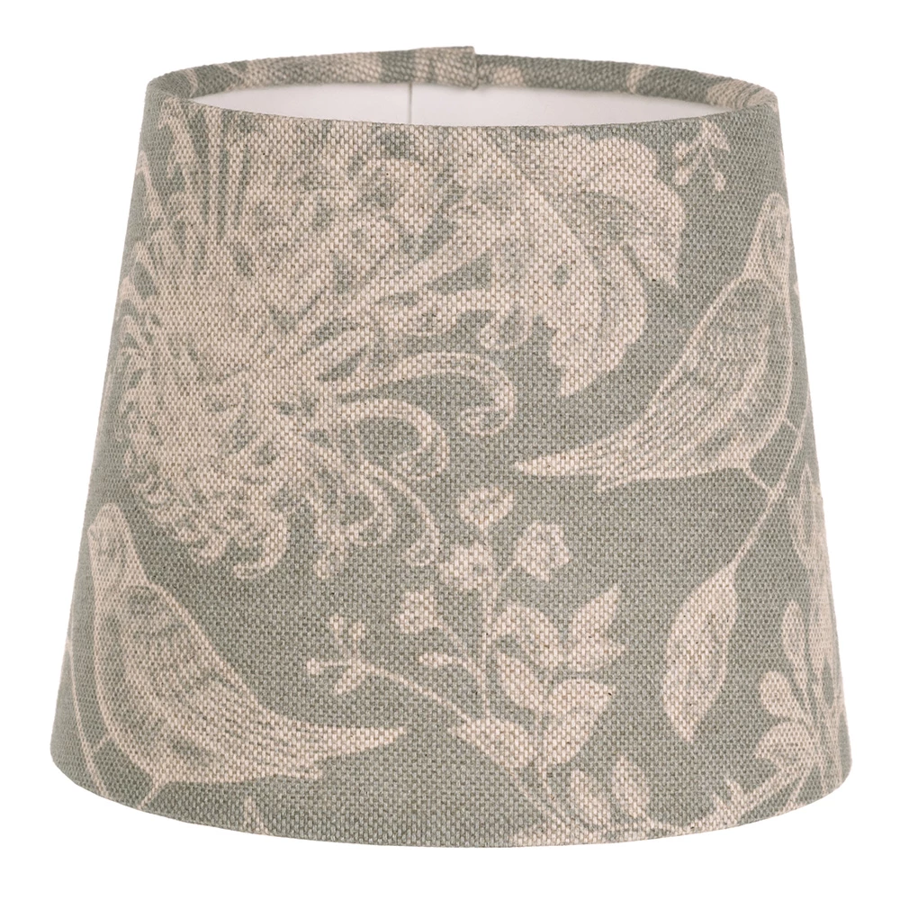 French Drum Candle Shade In Duck Egg Woodland 3 French Drum Candle Shade In Duck Egg Woodland