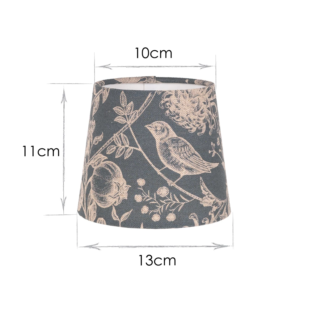 French Drum Candle Shade In Indigo Woodland 5 French Drum Candle Shade In Indigo Woodland - Image 3