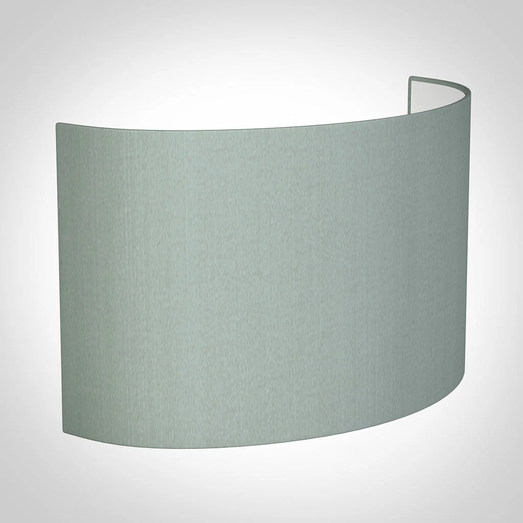 32cm Carlyle Half Shade In French Grey Silk 3 32cm Carlyle Half Shade In French Grey Silk