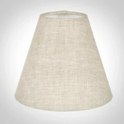 15cm Empire Shade In Natural Isabelle Linen