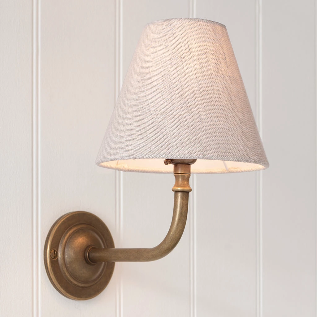 15cm Empire Shade In Natural Isabelle Linen 4 15cm Empire Shade In Natural Isabelle Linen - Image 2