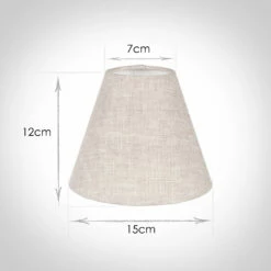 15cm Empire Shade In Natural Isabelle Linen 8 15cm Empire Shade In Natural Isabelle Linen -Jim Lawrence Sales 10e15isna 13