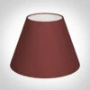 25cm Empire Shade In Antique Red Silk