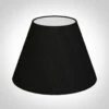 25cm Empire Shade In Black Silk