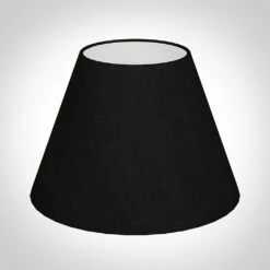 25cm Empire Shade In Black Silk