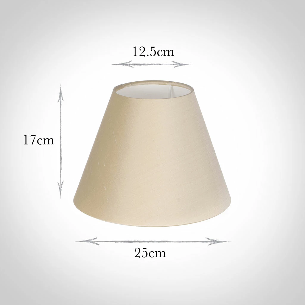 25cm Empire Shade In Buttermilk Silk 4 25cm Empire Shade In Buttermilk Silk - Image 2