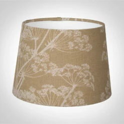 20cm Medium French Drum In Soft Gold Cow Parsley