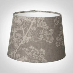 20cm Medium French Drum In Soft Grey Cow Parsley